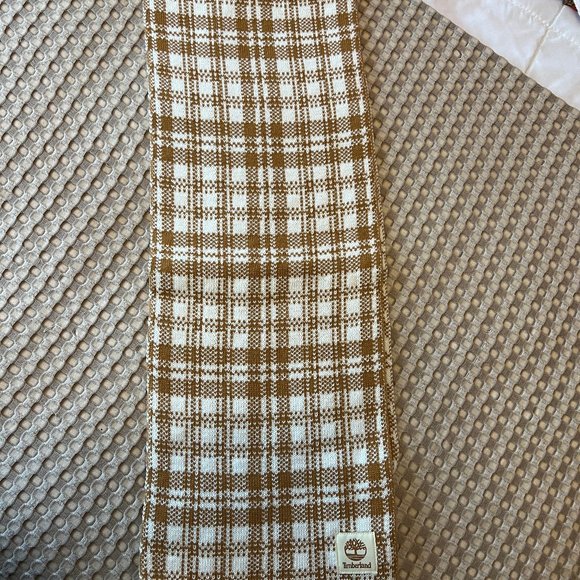 Timberland OS Carmel & Cream Scarf NWT - Picture 3 of 4